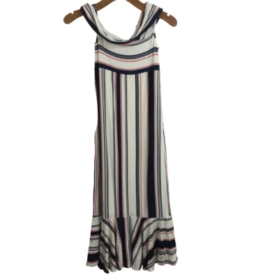 Vestido Midi Ella Moss Para Mujer Nora Rayas Hombro Descubierto Gardenia Talla XSpequeño Nuevo con Etiquetas Foto 1 de 4