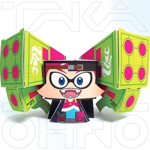 SPLATOON 2 TENTA MULTI MISSILI 3" MINI ORIGAMI KIT FIGURE CARTA NINTENDO SWITCH - Foto 1 di 10