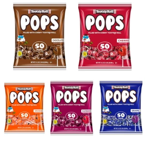 50 unidades Tootsie Pops piruletas con todos sabores con centro de chocolate envío gratuito - Imagen 1 de 16