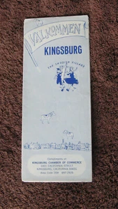 Vintage Kingsburg Kalifornien Straßenkarte - Bild 1 von 3