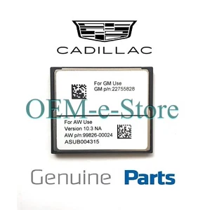 2011 2012 2013 Cadillac Escalade ESV EXT Navigation CF Card DATA U.S Canada Map - Picture 1 of 4