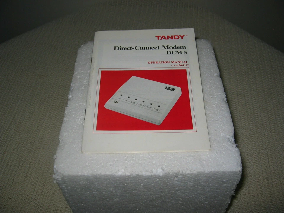 Tandy Direct-Connect Modem Operation Manual DCM-5 Cat#26-1177 - Image 1 of 1