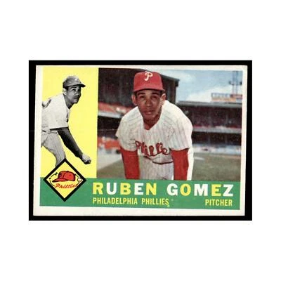 Ruben Gomez 1960 Topps #82 Philadelphia Phillies Baseball Card EX - Image 1 of 3