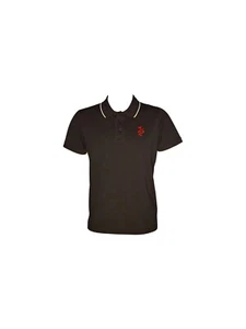 Men's Polo Dry-Fit T Shirt Jersey Short Sleeve Causal 100%Cotton Men Tees - Picture 1 of 5