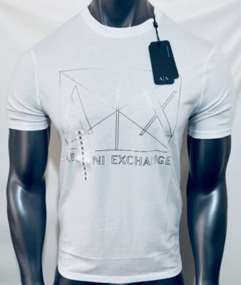 New Armani Exchange Men's REGULAR FIT  LOGO  SHORT SLEEVES SHIRT - Image 1 of 4