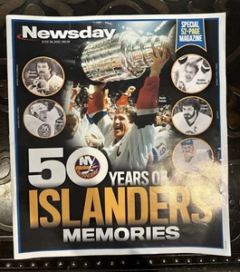 NY Islanders STANLEY CUP CHAMPIONS 50 Jahre Erinnerung Special NEWSDAY Magazin - Bild 1 von 4