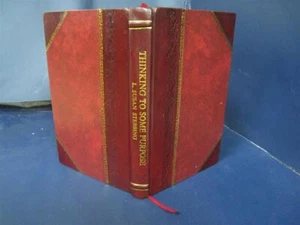 Thinking To Some Purpose 1939 [Leather Bound] - Picture 1 of 9
