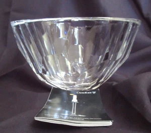 Cuenco de cristal redondo Orrefors Zenith 7,5" pesado Ann Nilsson #4709-12 firmado en muy buen estado - Imagen 1 de 5