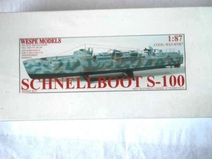 1:87 SCHNELLBOOT S-100 Wespe Models- resin kit 87087.1 - Picture 1 of 1