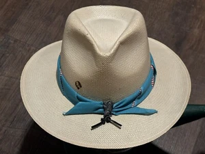 Charlie 1 Horse straw XXX size L NWT Rio Ivory - Picture 1 of 9