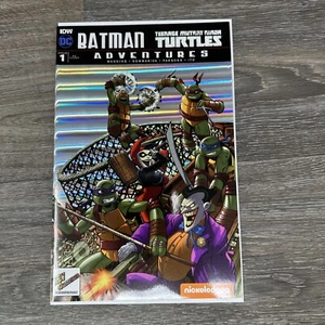 Batman/Teenage Mutant Ninja Turtles Adventures 1 Key Collectibles Chrome TMNT - Bild 1 von 3