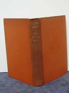 West of the Pecos, by Zane Grey, Western, 1937, Hardback book, No DJ. H171 - Afbeelding 1 van 11