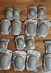 MilSpec Combat Knee and Elbow Pads , ACU Camouflage , McGuire Nicholas Tactical