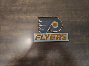 3d Printed Philadelphia Flyers Logo 5x6 Inch