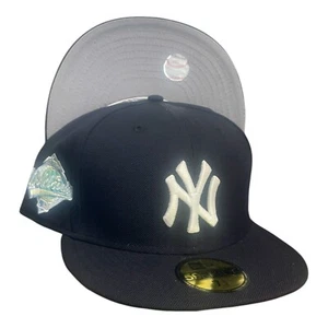 New Era New York Yankees 1996 World Series 5950 Fitted Hat Cap Men's Size 7 5/8 - Picture 1 of 6