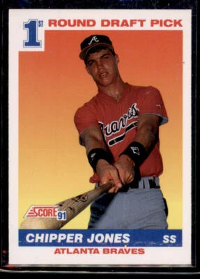 1991 Score #671 Chipper Jones RC (ref 227840) - Image 1 of 2
