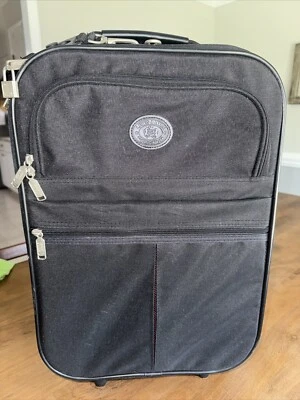 Lewis & Hyde Original  Black Wheeled Garment Bag Rolling Travel Luggage 18"x 13" - Image 1 of 4