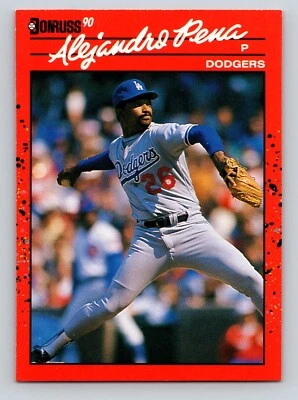 Alejandro Pena 1990 Donruss #664 Los Angeles Dodgers - Image 1 of 2