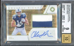 2022 Gold Standard ALEC PIERCE #24 RC Rookie Nouveau Riche Patch Auto /79 BGS 9 - Picture 1 of 2