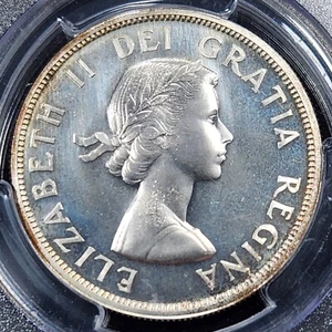 Silver 1959 Canada $1 Dollar | PCGS PL67 Gem BU - Picture 1 of 3