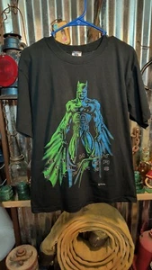 VTG T-shirt DC Comics Batman Forever Six Flags 95 Single Artwear Graphic Size L - Picture 1 of 9