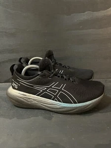 Scarpe da corsa Asics Gel Nimbus 25 da uomo taglia 10 nero platino 1011B616-001 - Foto 1 di 8