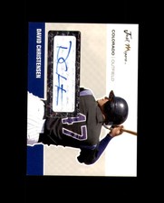 David Christensen 2007 Just Minors Autograph Rockies