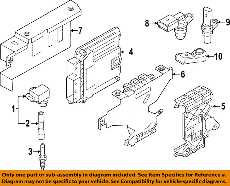 VOLKSWAGEN OEM 22-23 GTI Electrical Ignition System-Spark Plug 06Q905601A - Image 1 of 1