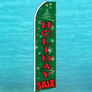VENTA DE VACACIONES NAVIDAD SUPER BANDERA Publicidad Pluma Swooper Arco Banner Flutter - Imagen 1 de 5