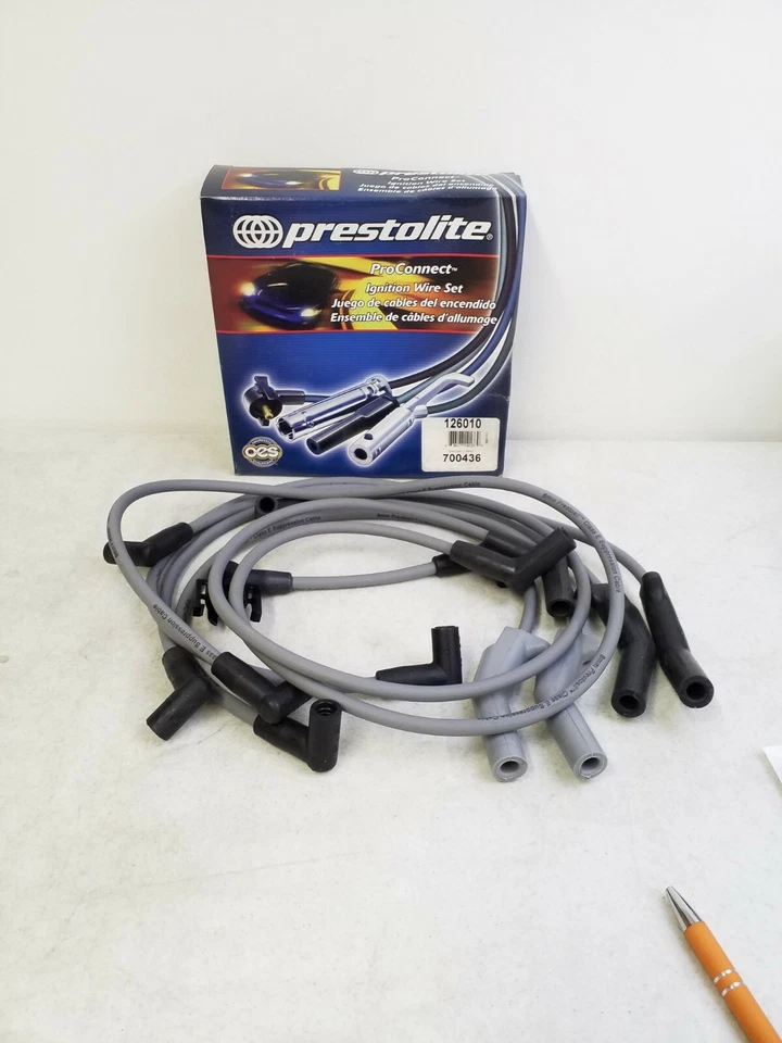 Juego de cables de encendido 126010 Prestolite 700436 Pro Connect 8 mm gris  Foto 1 de 1