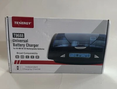 Tenergy T9688 Universal NiMH NiCd LCD Battery Charger New - Image 1 of 4