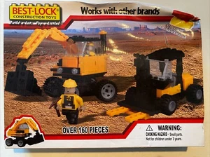 Best-Lock Construction Toys Forklift , Excavator - Picture 1 of 2