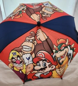 Nintendo Super Mario World Kids Youth Cartoon Umbrella Licensed 2012 - Picture 1 of 9