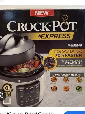 Crock-Pot Express Crock Pot 6 qt Programmable Multi-Cooker NEW - Image 1 of 4