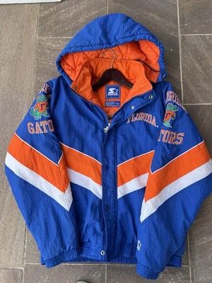 Vintage Rare Florida Gators Starter Puffer Jacket 90s Starter - Image 1 of 2