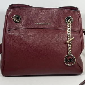 Michael Kors Schultertasche Rot Leder Jet Set Chain Legacy PS-1905 Rot Gold - Bild 1 von 14