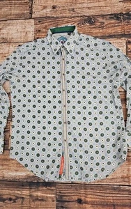 Robert Graham Hemd Herren XL Knopfleiste Langarm Baumwolle/Seide - Bild 1 von 12