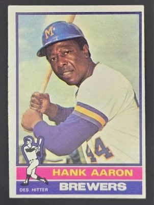 1976 Topps - Hank Aaron #550 EX - Изображение 1 из 2
