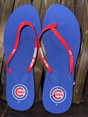 Chanclas Chicago Cubs Reef Espuma Bliss MLB Mujer’s 9 Azul Nuevas Sandalias Toboganes Foto 1 de 4
