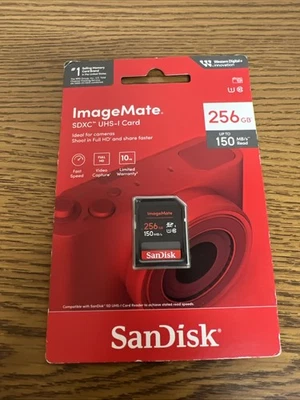 Totalmente Nuevo Sellado - Tarjeta Sandisk 256gb Image Mate SDXC UHS-I Foto 1 de 2