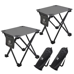 Camping Stool 2 Pack,13.5 Inch Portable Folding Stool for Outdoor Gardening a... - Picture 1 of 9