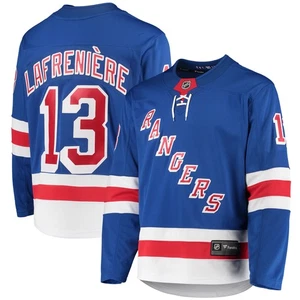 Herren Fanatics Alexis Lafreniere Blau New York Rangers Breakaway Trikot - Bild 1 von 3