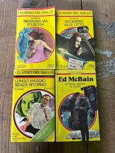⭐⭐LOTTO 4 LIBRI IL GIALLO MONDADORI,LOTTO GIALLI MONDADORI Ed McBain⭐⭐ - Imagen 1 de 3