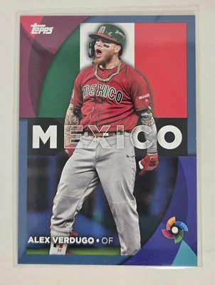 2023 Series 2 Alex Verdugo BLUE World Baseball Classic Stars Alex Verdugo WBC29 - Image 1 of 2