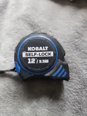 Kobalt 13 Ft Tape Measure Wide Neon Blade Self Lock / Release Double Sided - Image 1 of 4