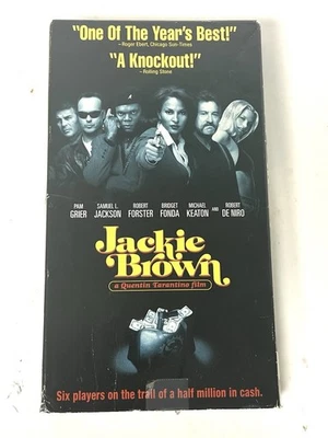 Jackie Brown VHS 1997 Quentin Tarantino De Niro Samuel L Jackson Michael Keaton - Image 1 of 3
