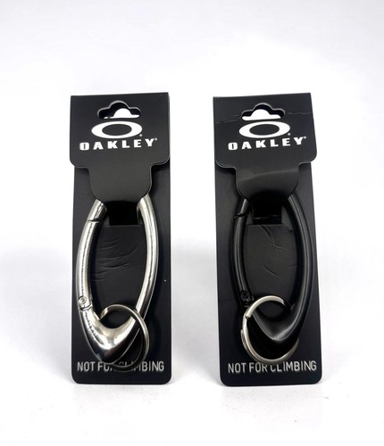 オークリー　キーホルダー Oakley Essential Icon Carabiner Keychain 3.6in Silver - Japan