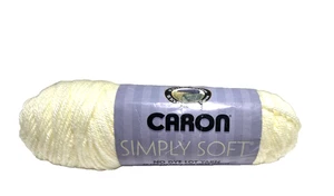 Caron Simply Soft No Dye Lot Off White 2602 1 Knäuel 100% Acryl - Bild 1 von 6