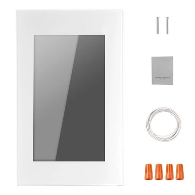 7 Day Programmable Thermostat for Underfloor Heating Pump LCD Touchscreen Foto 1 de 4