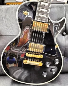 EDWARDS E-LP-130CD Les Paul Custom Type Black E-Gitarre aus Japan - Bild 1 von 10